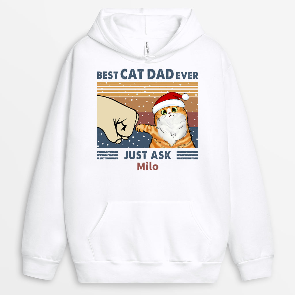 0528WUS1 personalized christmas sweatshirts best cat dad ever just ask_ 0528W5L8D