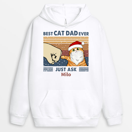 0528WUS1 personalized christmas sweatshirts best cat dad ever just ask_ 0528W5L8D