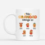 0661MUK1 Personalised Mugs Gifts Cookies Grandpa Dad Christmas