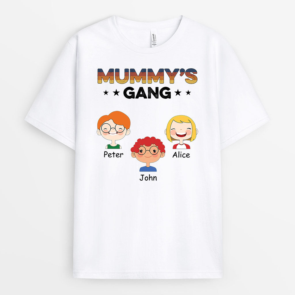 Grandma/Mummy's Gang - Personalised Gifts | T-shirts for Grandma/Mum