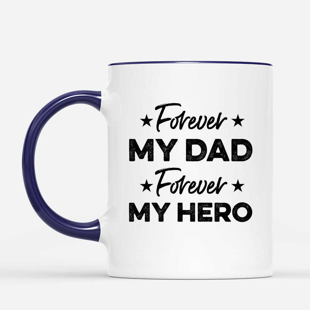 Forever My Dad Forever My Hero - Personalised Gifts | Mugs for Grandad/Dad