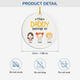 0827OUS3 personalized ceramic ornaments christmas gifts for dad 0827O