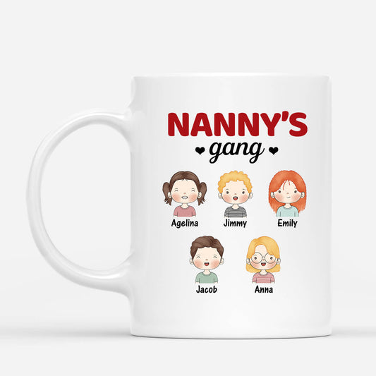 0845MUK1 Personalised Mugs Gifts Kids Grandma Mum