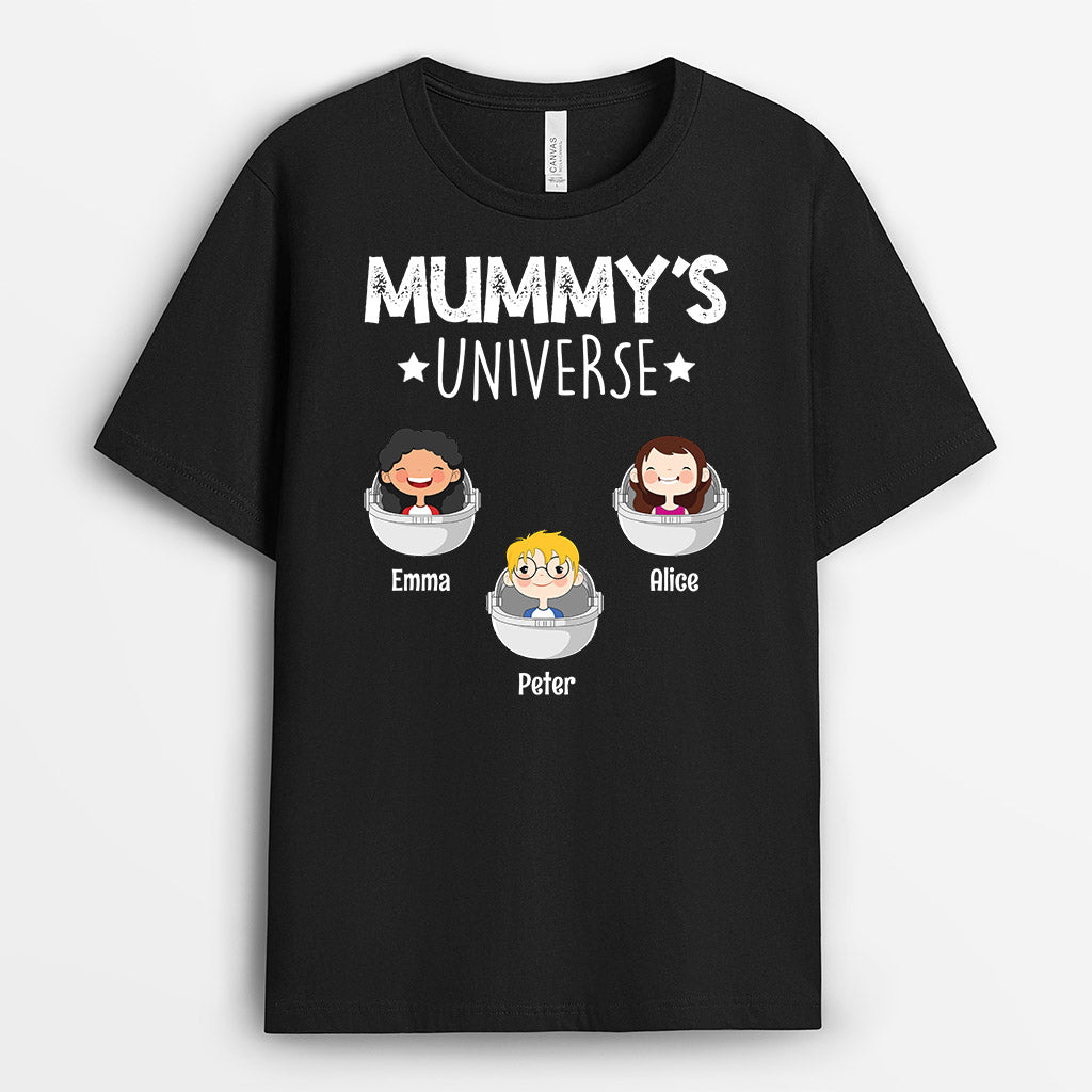 Grandma/Mummy's Universe -Personalised Gifts | T-shirts for Grandma/Mum