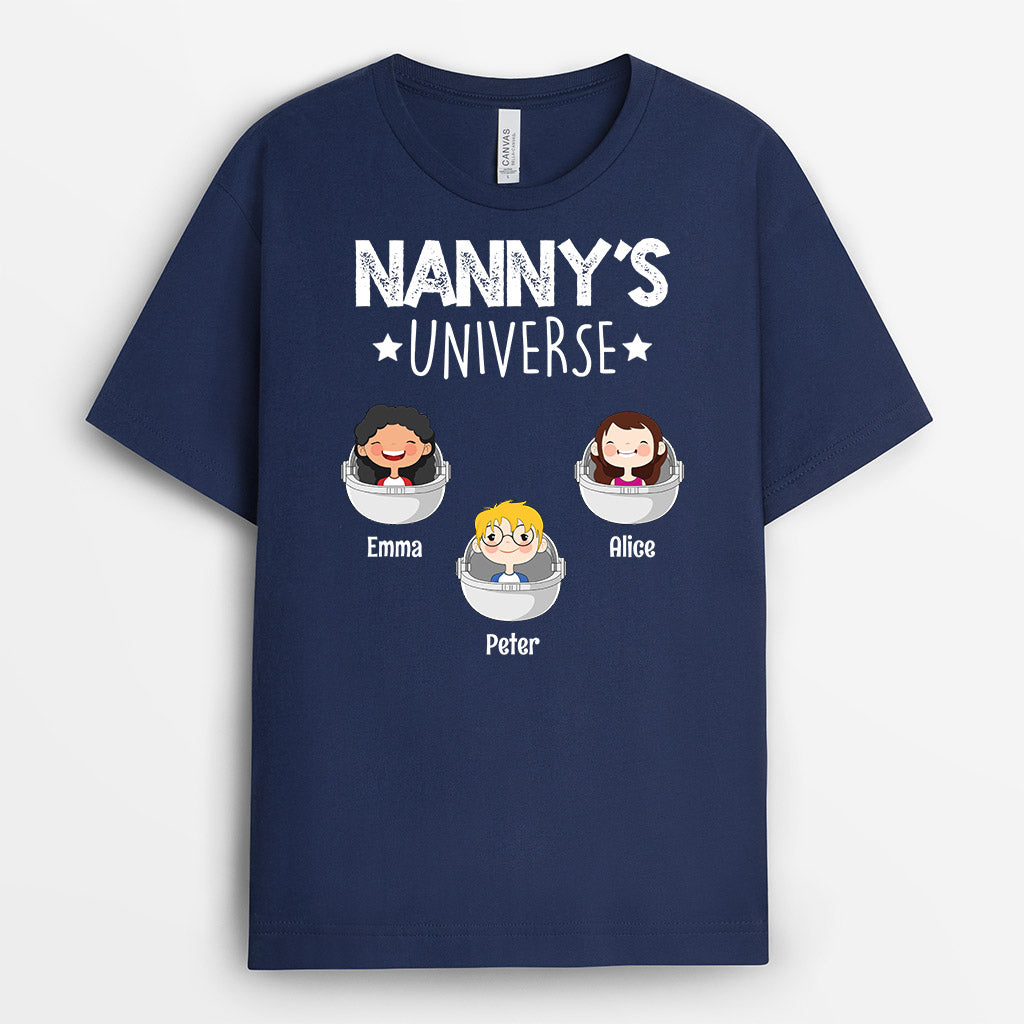 Grandma/Mummy's Universe -Personalised Gifts | T-shirts for Grandma/Mum