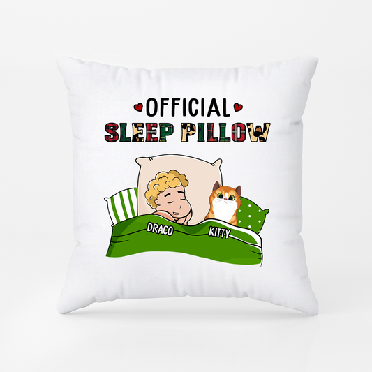 0914PUS1 personalized cat dad gifts official sleep pillow 0914P_9a90cbc8 db4e 47e6 ba46 ba0c4497d002