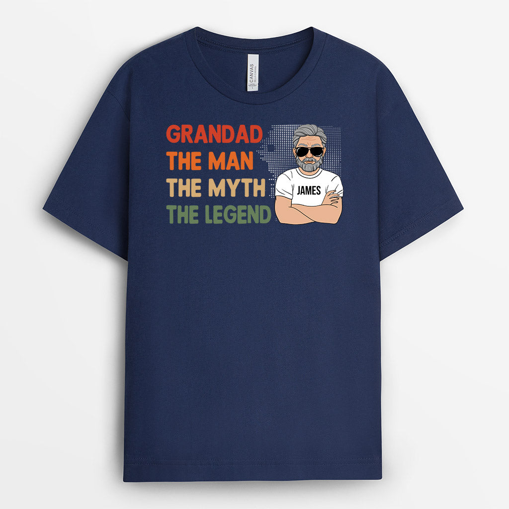 Grandad/Daddy The Legend - Personalised Gifts | T-shirts for Grandad/Dad