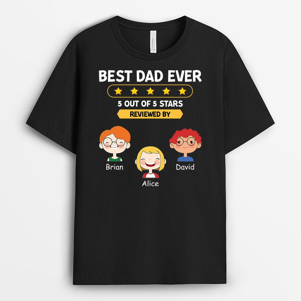 0924AUK2 Personalised T shirts Gifts Review Grandad Dad