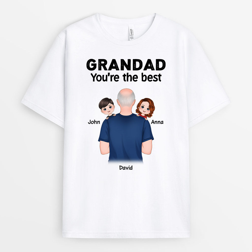 You Are The Best - Personalised Gifts | T-shirts for Grandad/Dad