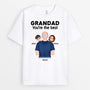 0926AUK1 Personalised T shirts Gifts Father Grandad Daddy