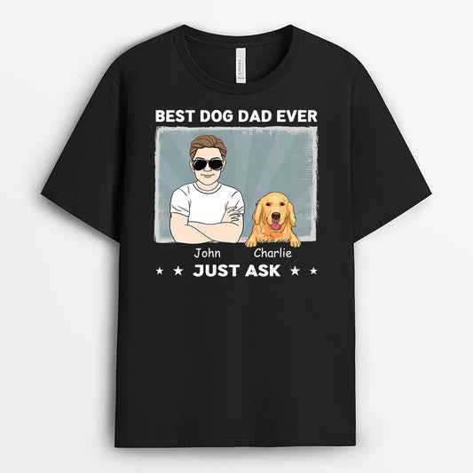 0930AUK1 Personalised T shirts Gifts Dog Dog Lovers