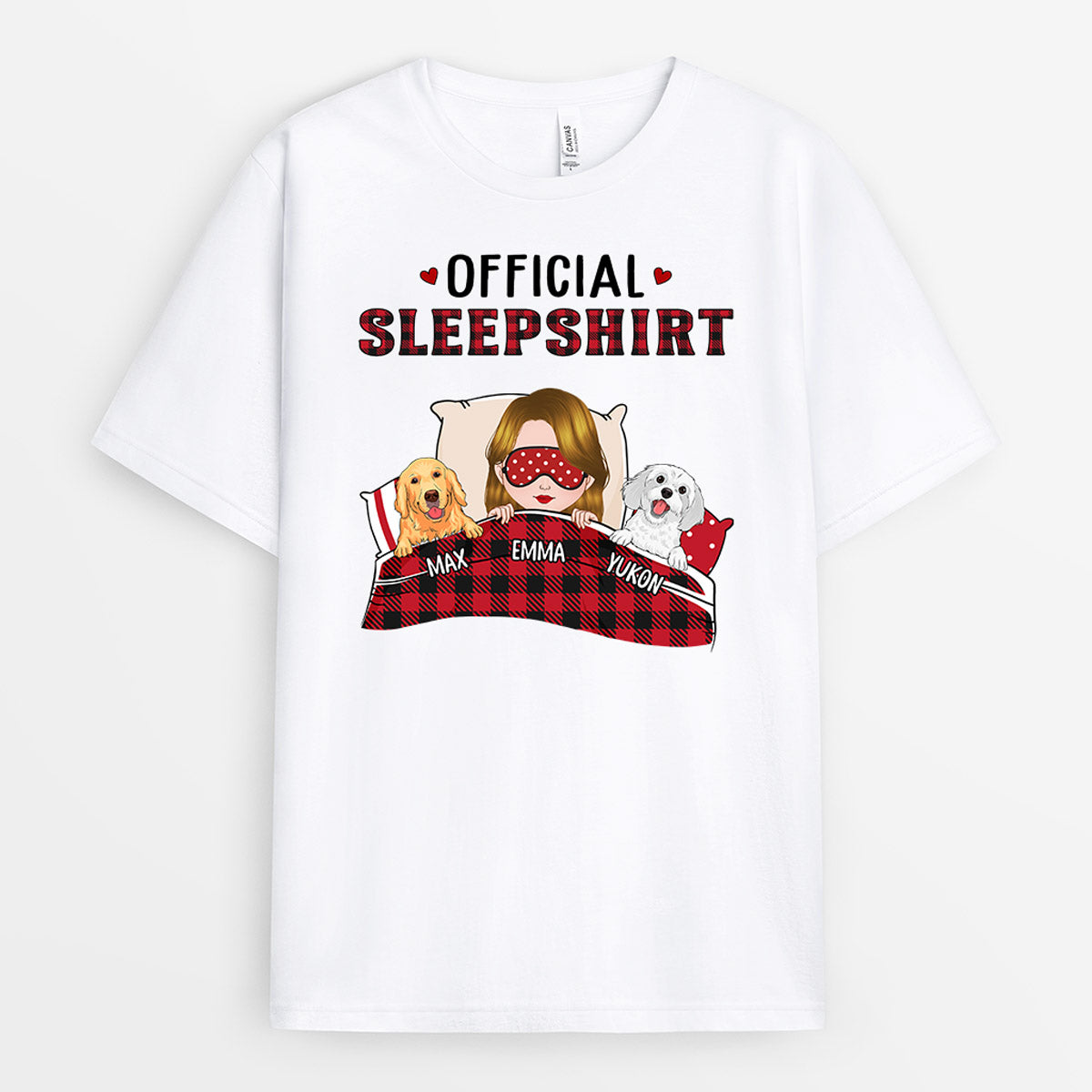 Official Sleepshirt - Personalised Gifts | T-shirts for Dog Lovers