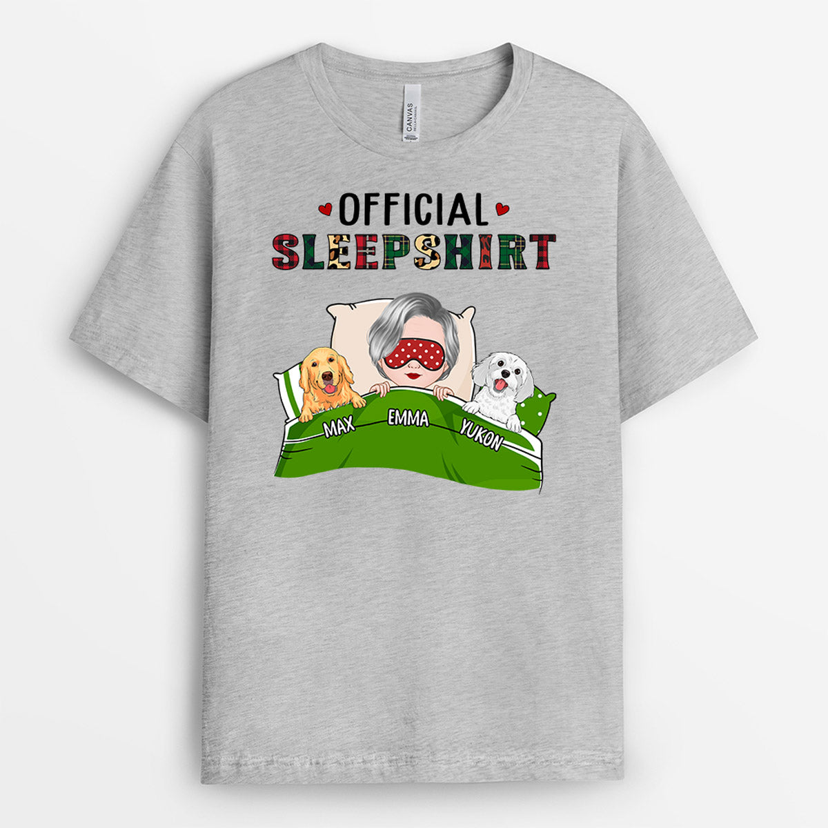 Official Sleepshirt - Personalised Gifts | T-shirts for Dog Lovers