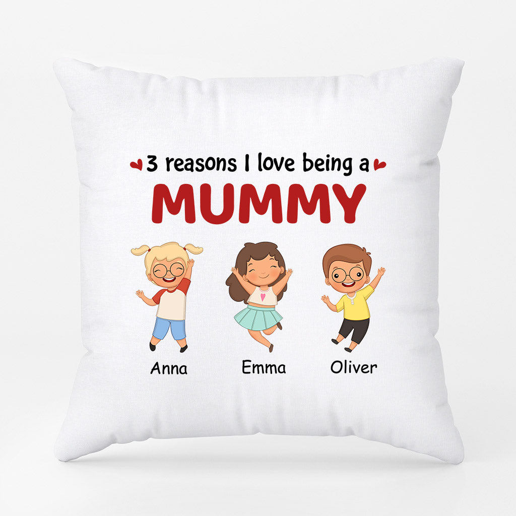 Reasons I Love Being A Nanny/Mummy - Personalised Gifts | Pillows for Grandma/Mum