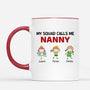 0956MUK2 Personalised Mugs Gifts Squad Grandma Mum