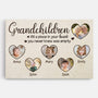 0981CUK1 Personalised Canvas Gifts Grandkid Photo Grandad Grandma