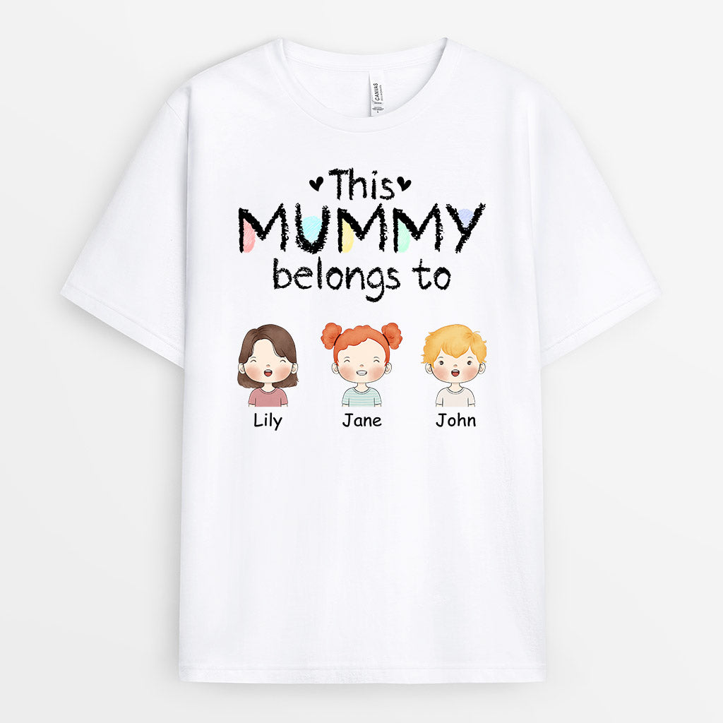 This Awesome Grandma/Mum Belongs To... - Personalised Gifts | T-shirts for Grandma/Mum