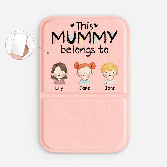 0989AUK1 personalised this granny belongs to compact mirror for grandmamum 0989ajcr8b