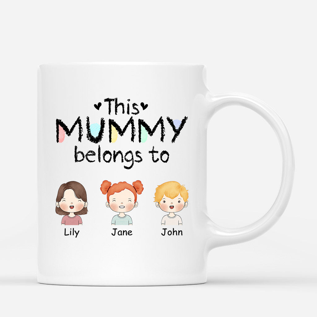 This Grandma/Mummy Belongs To - Personalised Gifts | Mugs for Grandma/Mum