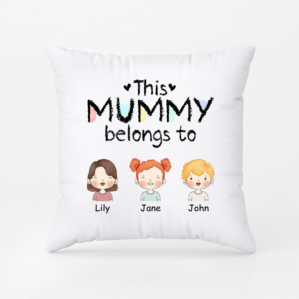 This Grandma/Mummy Belongs To Us - Personalised GIfts | Pillows for Grandma/Mummy