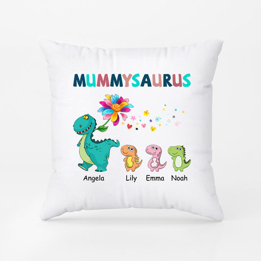 0994PUK1 Personalised Pillows Flowers Dinosaurs Grandma Mum