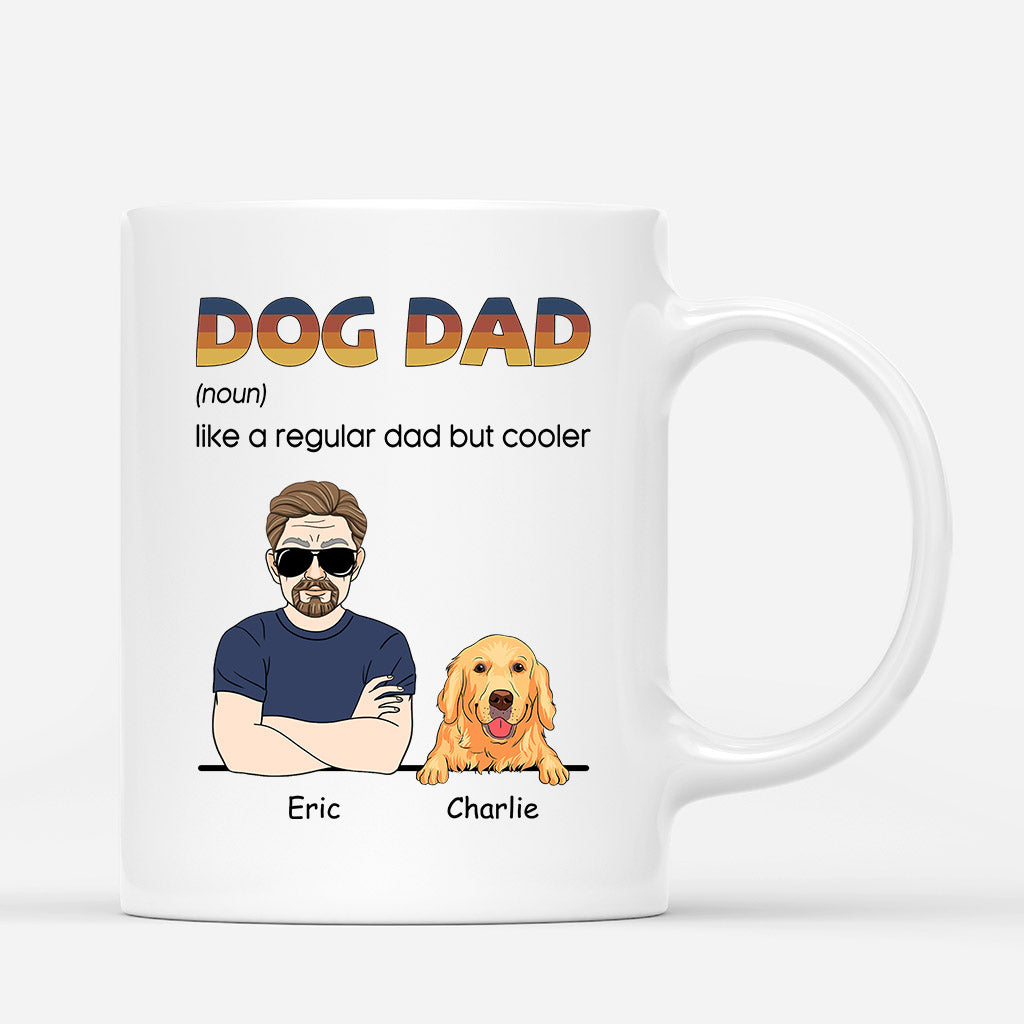 Regular Dad, Cooler Dog Dad - Personalised Gifts | Mugs for Dog Lovers