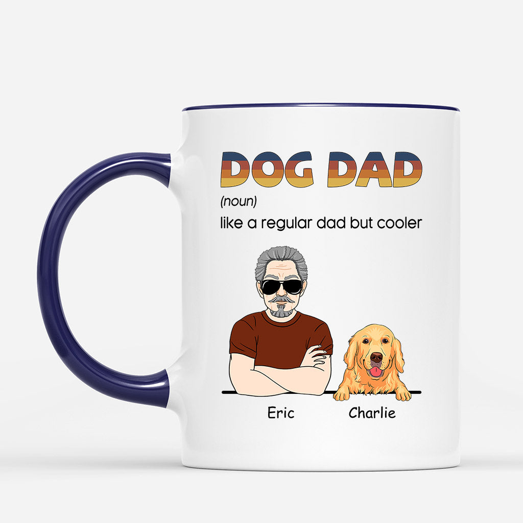 Regular Dad, Cooler Dog Dad - Personalised Gifts | Mugs for Dog Lovers