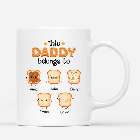 1002MUK1 Personalised Mugs Gifts Bread Grandad Dad