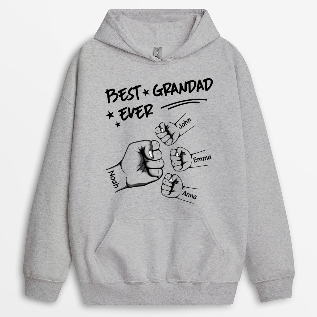 1006AUK2 Personalised T shirts Gifts Fist Bump Grandad Dad_9c86385c 9559 491d 94de 0b9b95f6fd24