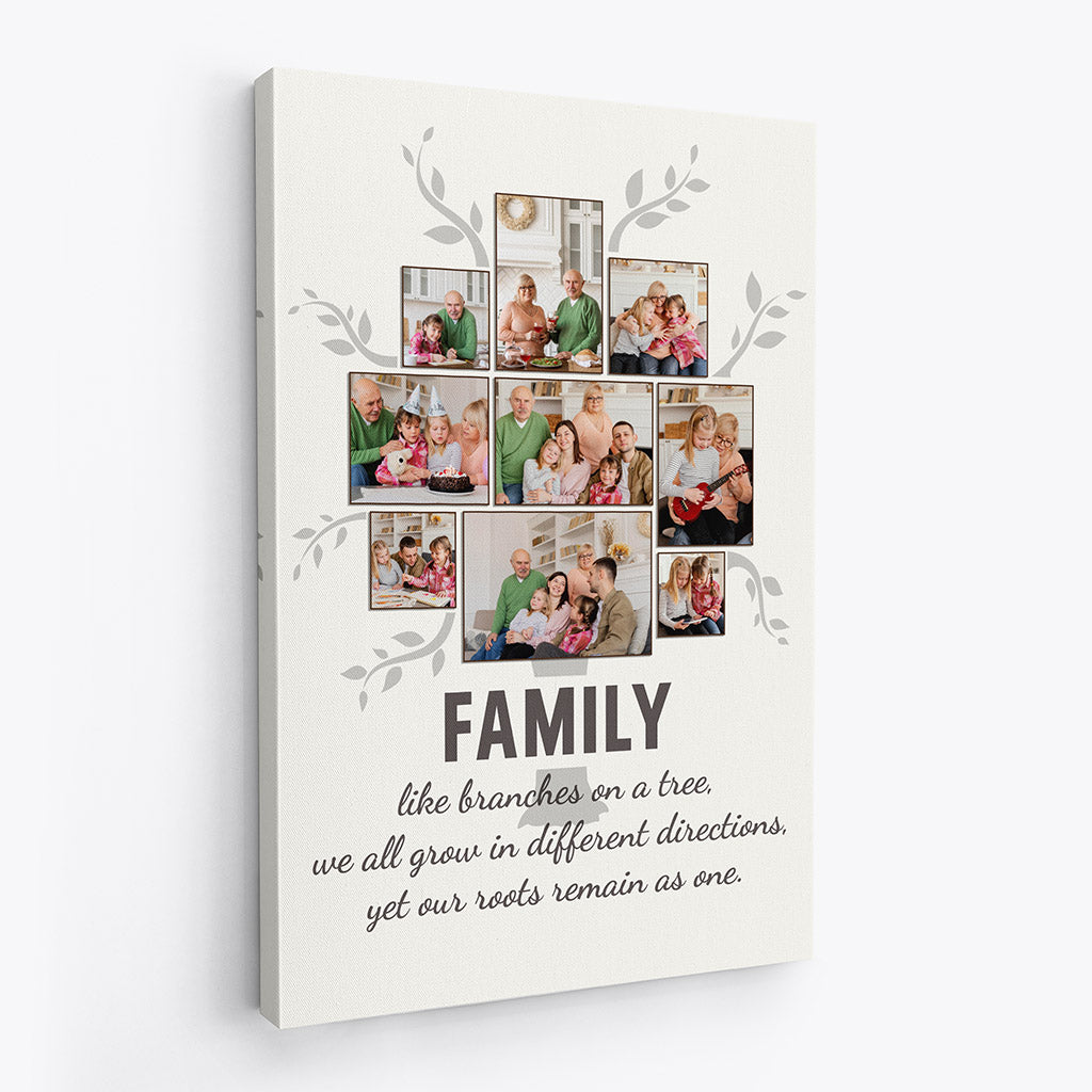 Family Like Branches On A Tree - Personalised Gifts | Canvas for Family