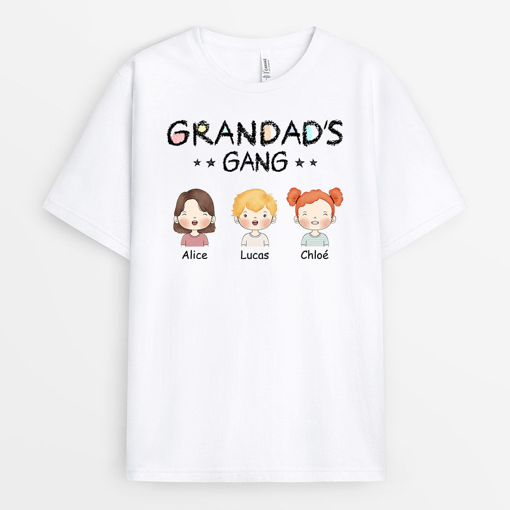 Grandad's Gang/Daddy's Gang - Personalised GIfts | T-shirts for Grandad/Dad