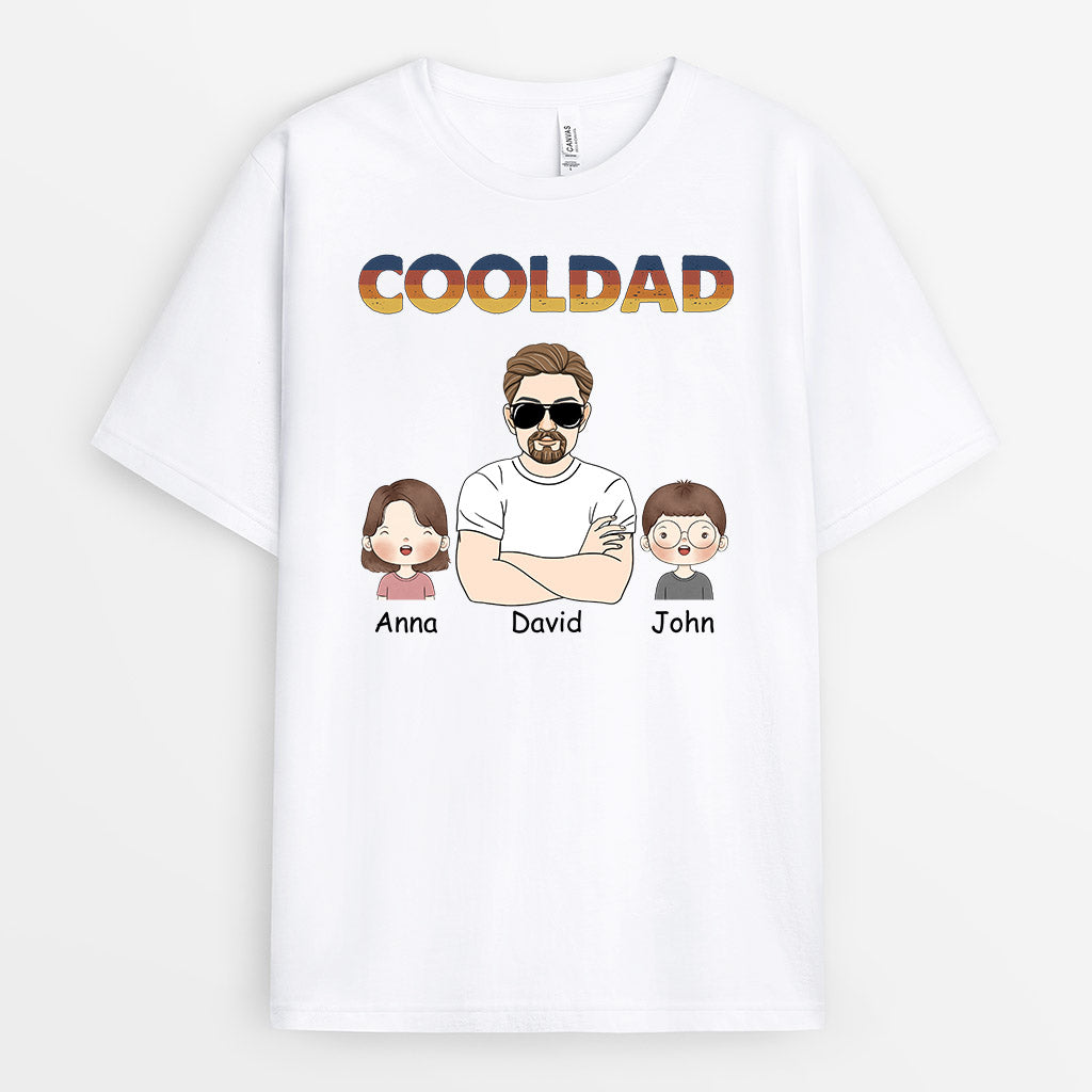 Cool Dad/Cool Grandad - Personalised Gifts | T-shirts for Grandad/Dad