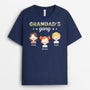 1027AUK2 Personalised T shirts Gifts Gang Grandad Dad