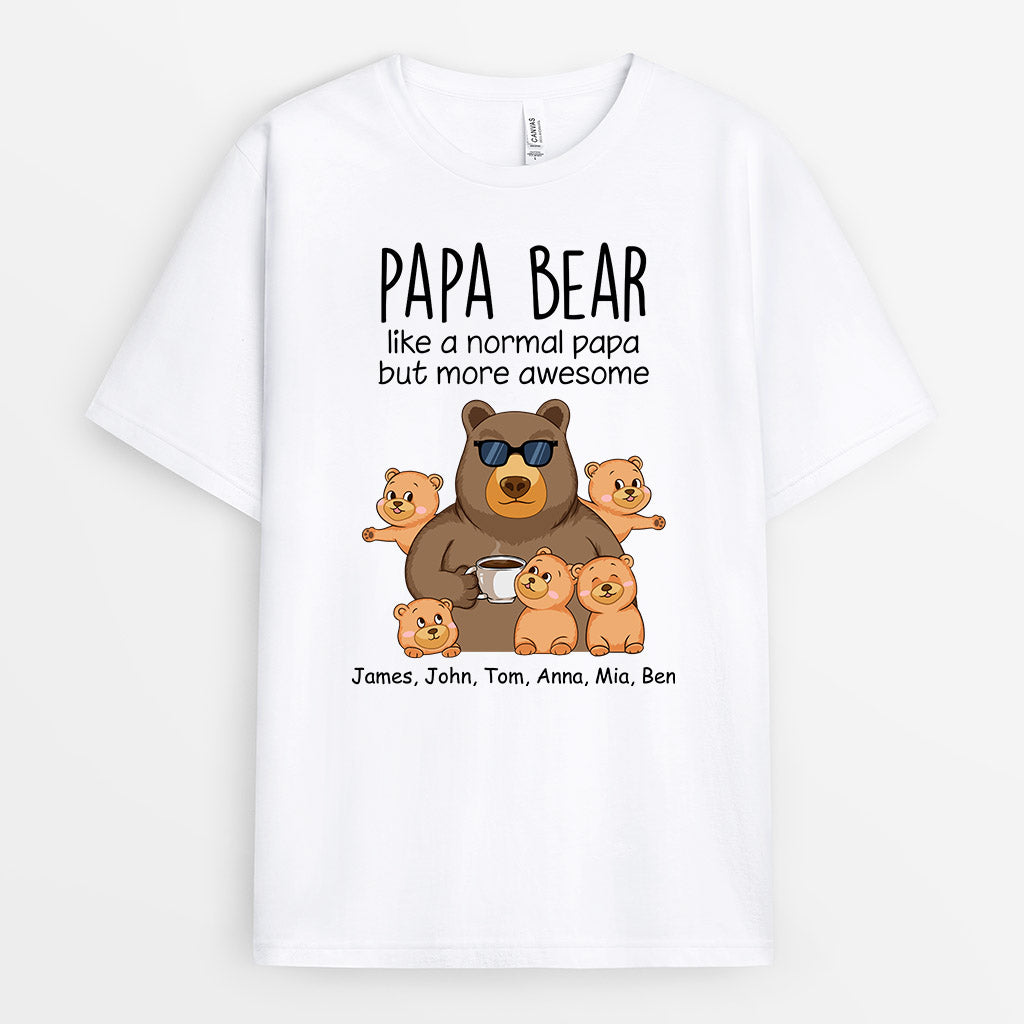 Grandad/Daddy Bear - Personalised Gifts | T-shirts for Grandad/Dad