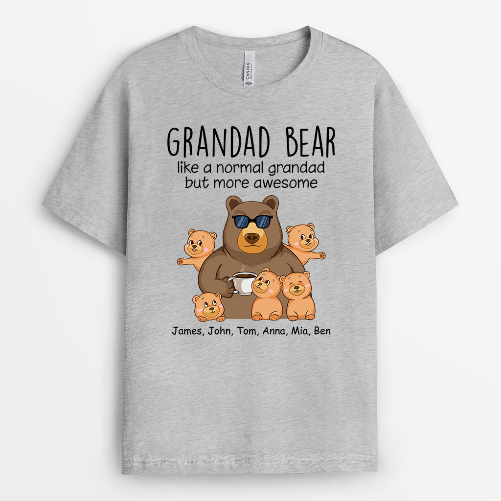 Grandad/Daddy Bear - Personalised Gifts | T-shirts for Grandad/Dad