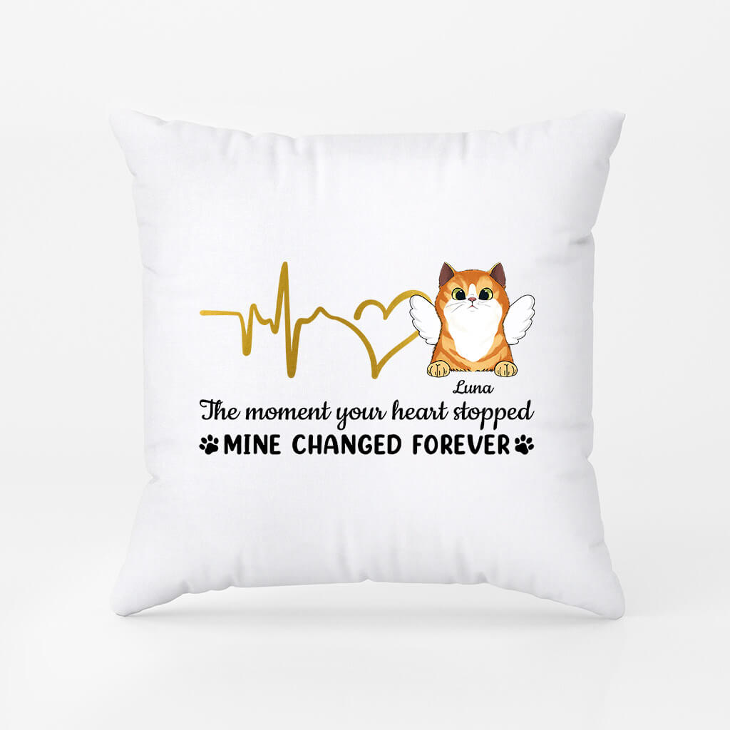 Personalised My Heart Changed Forever Pillow