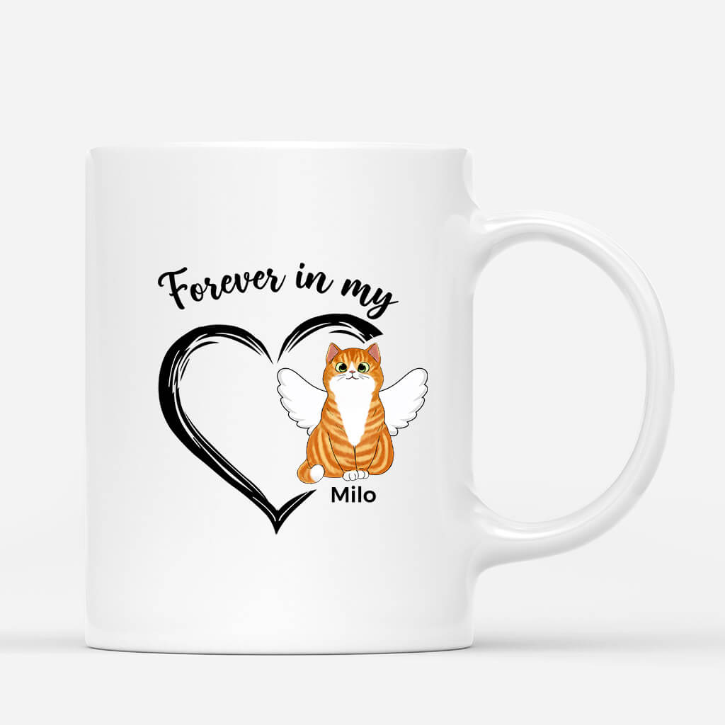 Personalised Forever In My Heart Mug