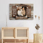 1036CUK3 Personalised Canvas Gifts Hello Goodbye Cat Lovers