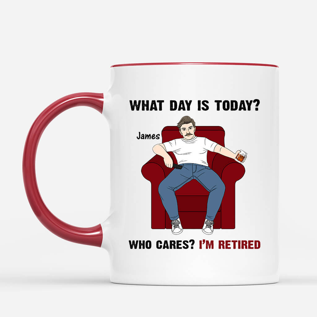 Who Cares? I'm Retired Personalised Mugs - Personalised Gifts | Mugs for Him