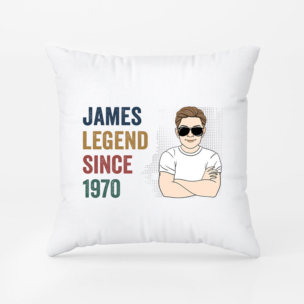 Personalised Best Legend Since Pillows