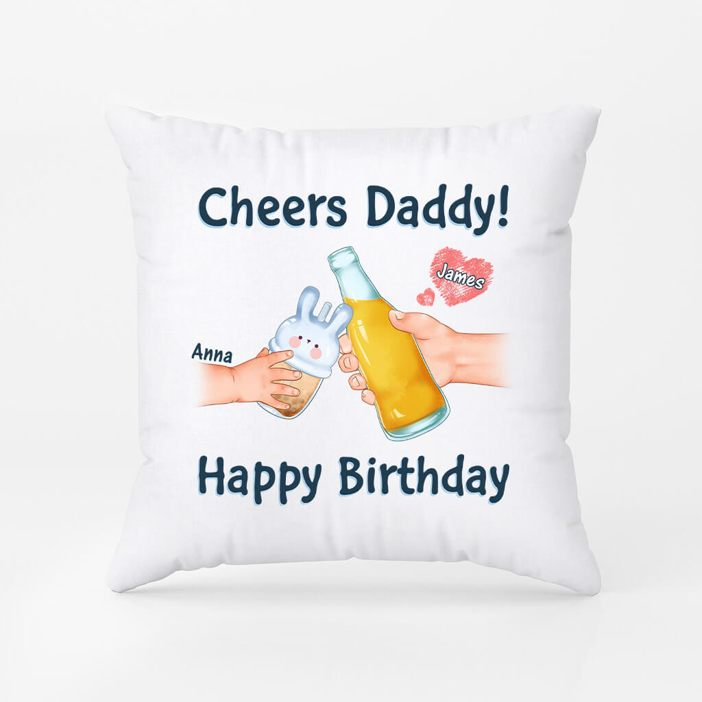 1047PUK1 Personalized Pillows Gifts Grandpa Dad