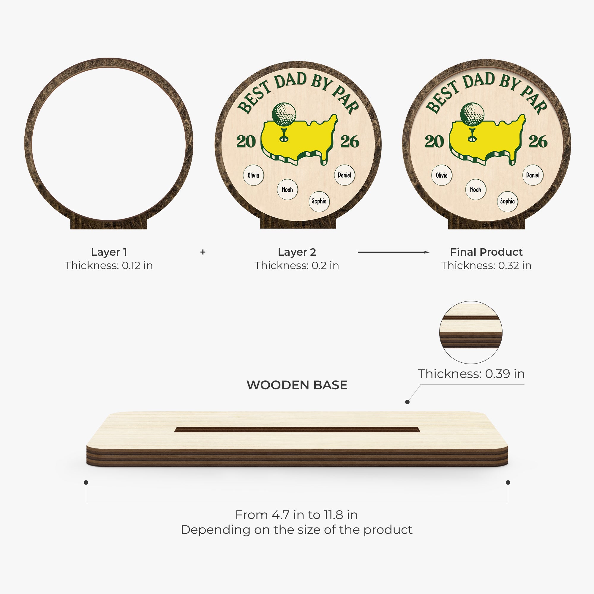 10716AQA ProWoodenPlaqueWithFlatStand CouUK RnDMAnh IdeAn MedImage 4