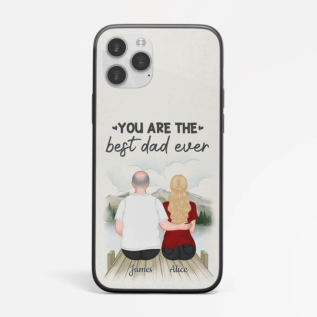 Personalised  Best Dad Ever Phone Case