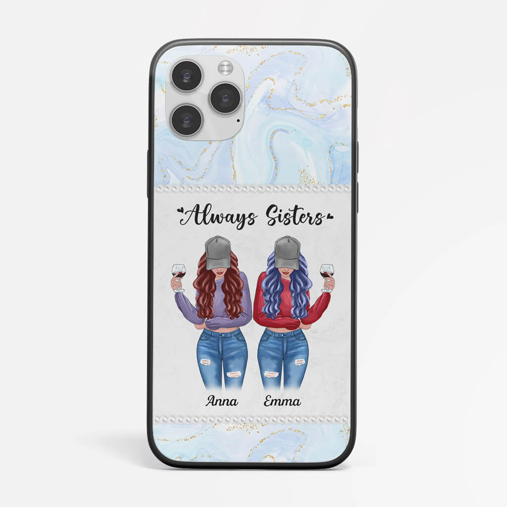 Personalised Always Sisters Phone Case