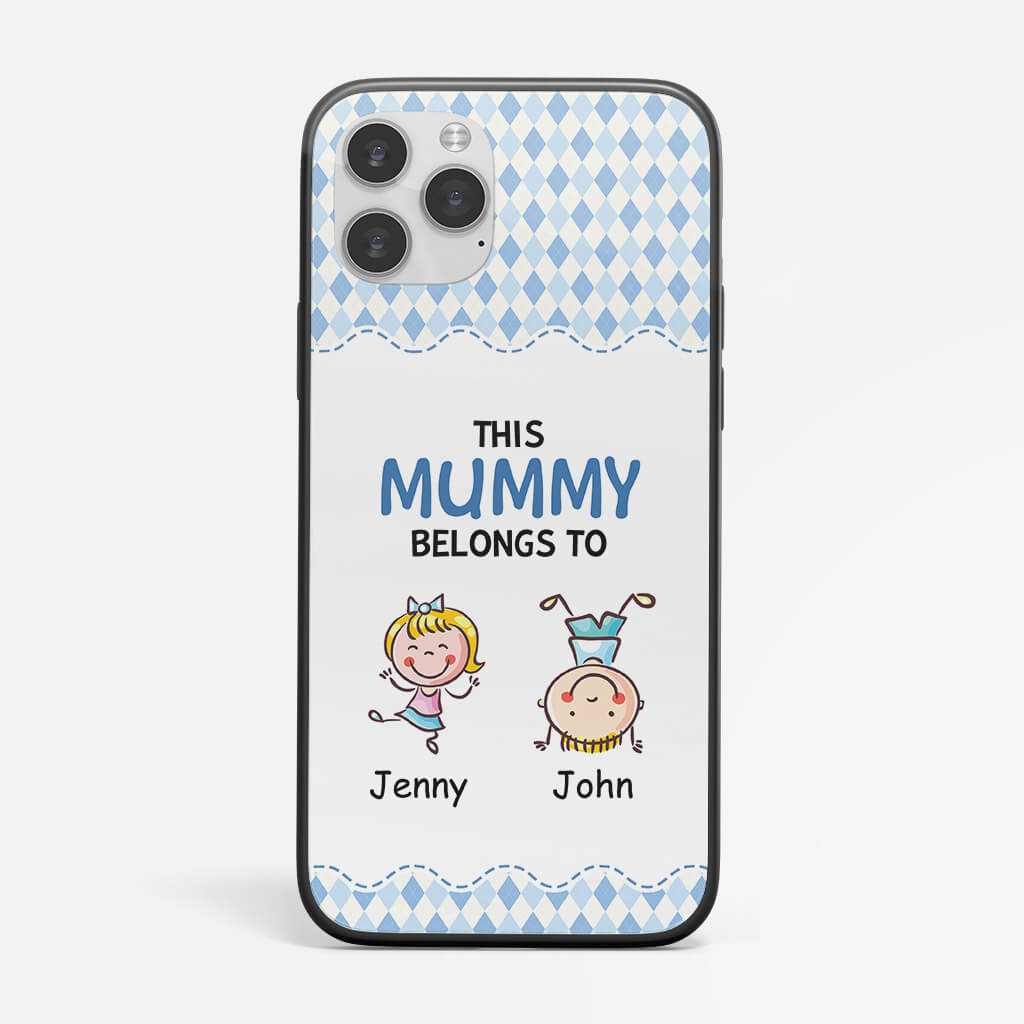 Personalised This Mummy Belongs To Phone Case