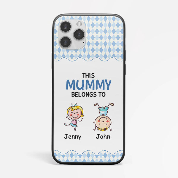 Personalised This Mummy Belongs To Phone Case Custom Chic UK