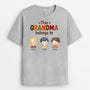 1215AUK2 Personalised T Shirt Gifts Fall Grandma Mom