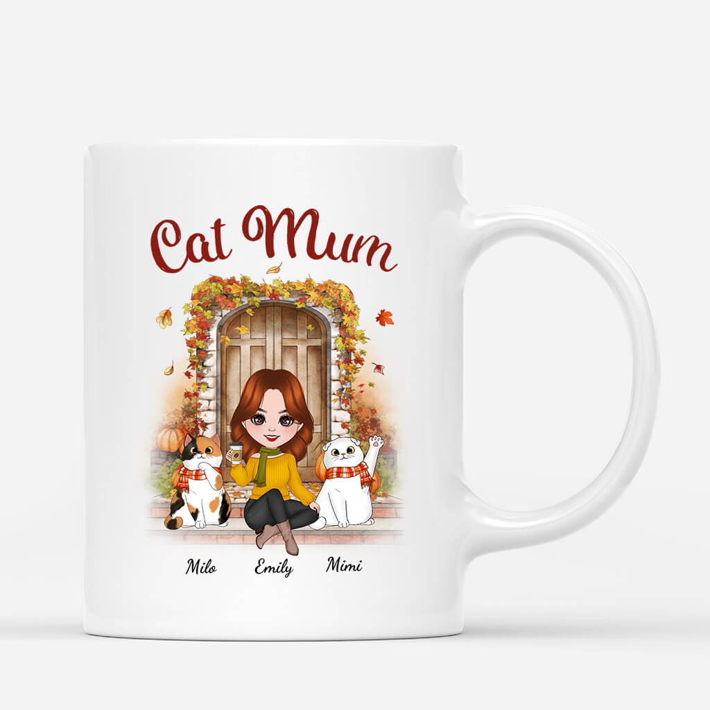 1216MUK1 Personalised Mugs Gifts Fall Season Dog Lovers