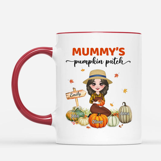 1224MUK2 PersonalisedGrandmaMummy_sLittlePumpkinsMug