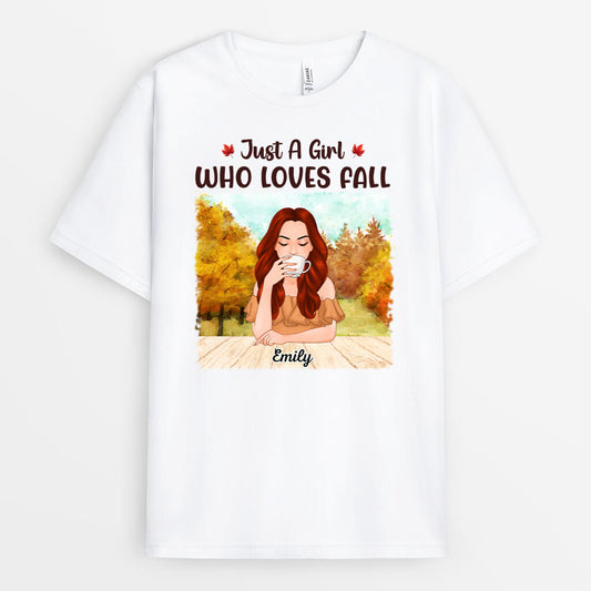 1225AUK1 Personalised T Shirts Gifts Fall Her